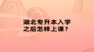 湖北專升本入學(xué)之后怎樣上課？