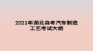 2021年湖北自考汽車制造工藝考試大綱