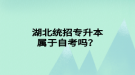 湖北統(tǒng)招專升本屬于自考嗎？