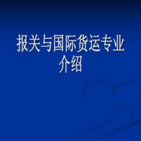 報關(guān)與國際貨運