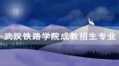 武漢鐵路職業(yè)技術(shù)學院繼續(xù)教育招生專業(yè)有哪些？