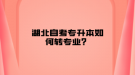 湖北自考專升本如何轉(zhuǎn)專業(yè)？