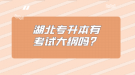 湖北專(zhuān)升本有考試大綱嗎？