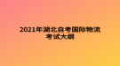 2021年湖北自考國(guó)際物流考試大綱