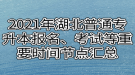 2021年湖北普通專升本報(bào)名、考試等重要時(shí)間節(jié)點(diǎn)匯總