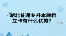 湖北普通專升本建檔立卡有什么優(yōu)勢？