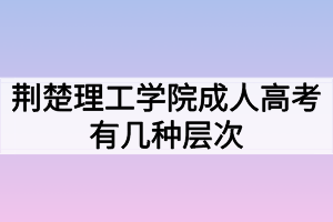 荊楚理工學(xué)院成人高考有幾種層次？哪個層次招生專業(yè)最多